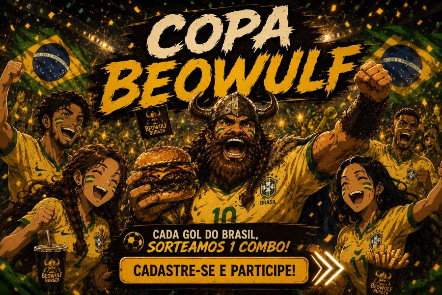 Copa Beowulf: cada gol do Brasil sorteamos um combo